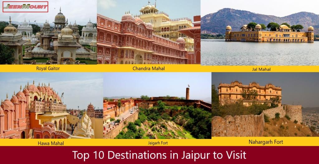 Top 10 Best Destinations of Jaipur to Visit