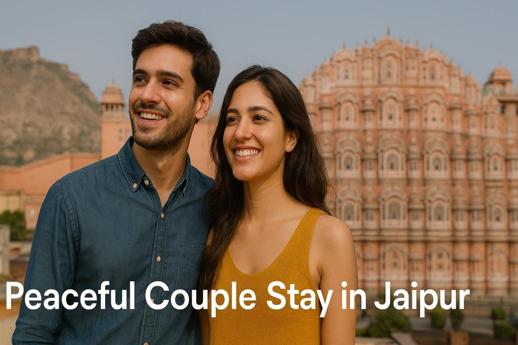 Peaceful Couple Stay in Jaipur – Private Rooftop & Heritage Ambience